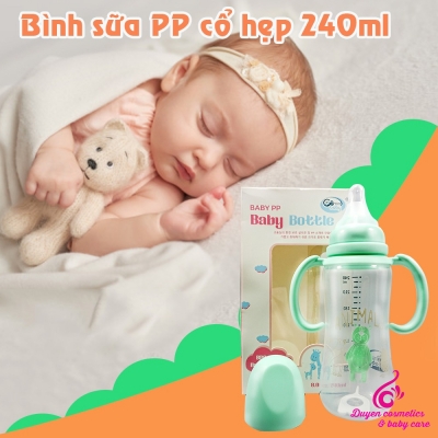 Bình Sữa Gb Baby PP Bottle Cổ Hẹp 240ml D14