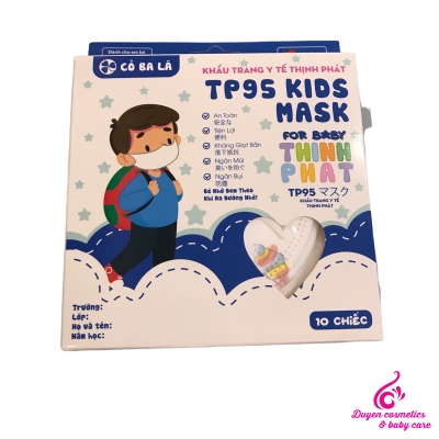 Khẩu trang y tế TP95 Kids mask Thịnh Phát cho trẻ từ 6-10 tuổi 10 cái
