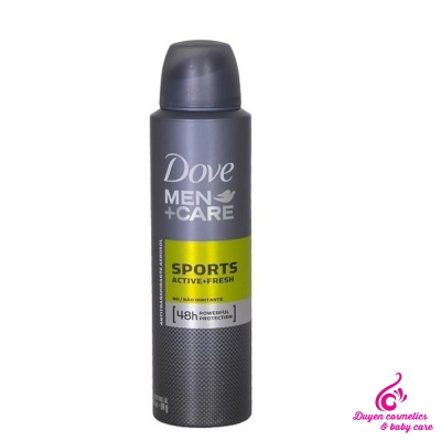 Xịt Khử Mùi toàn thân Dove Men Care Sport Active+Fresh 150ml