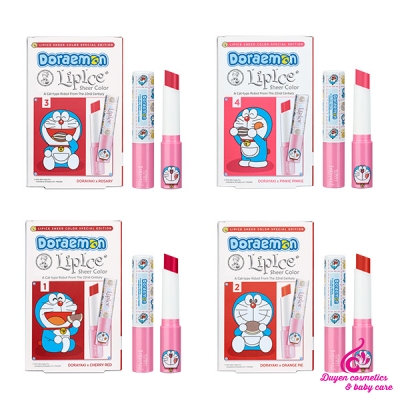 Son dưỡng LipIce Sheer Color x Doraemon có màu 2.4g