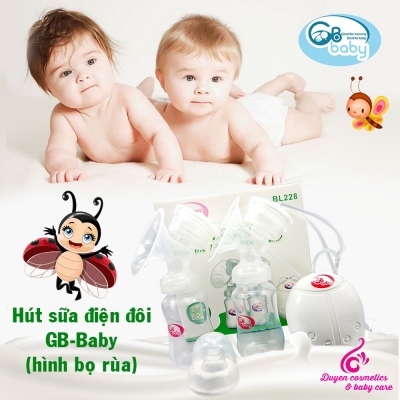 Máy hút sữa điện đôi GB-Baby (hình bọ rùa) GB 228
