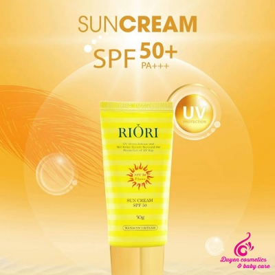 Kem chống nắng Riori Sun Cream protect skin PA+++ SPF 50 50g