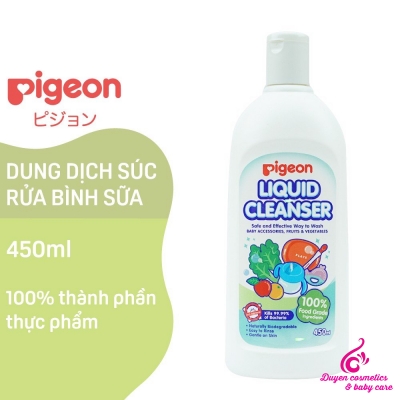 Dung Dịch Súc Rửa Bình Sữa Pigeon 450 ml
