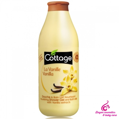 Sữa tắm Cottage vanille vàng 750ml