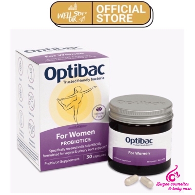 Men vi sinh Optibac probiotics for women tím (mẫu mới)30 viên, 90 viên